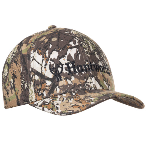 Huntworth Logo, Vertek Camo Trucker Cap-5759