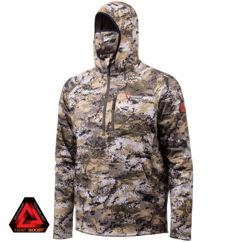 Men's Long Sleeve Hoodie w/ Face Mask-Disruption-9622